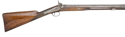 Lot 371 - AN 80 BORE PERCUSSION SPORTING RIFLE BY W. MACLAUCHLAN EDINBURGH