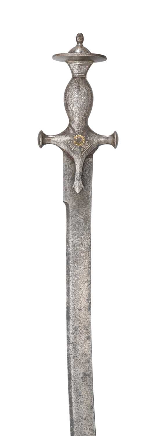 Lot 56 - AN INDIAN SWORD (TALWAR)