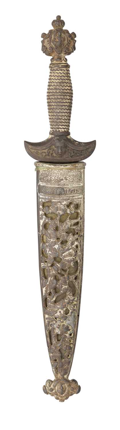 Lot 135 - A 'HOLBEIN' DAGGER IN SWISS 16TH CENTURY STYLE