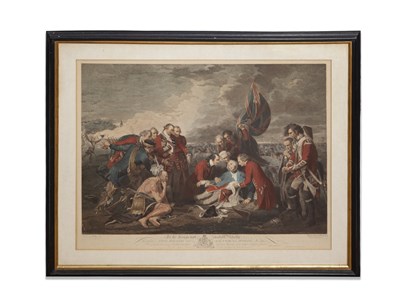 Lot 89 - AFTER BENJAMIN WEST (1738-1820) DEATH OF WOLFE...