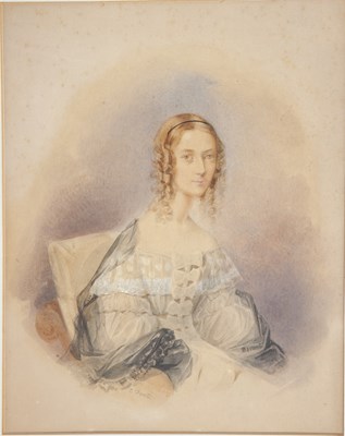 Lot 51 - C. FORSTER (19TH CENTURY) PORTRAIT OF JANE...