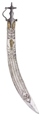 Lot 34 - **AN INDIAN EXECUTIONER'S SWORD (TEGHA)