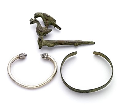 Lot 54 - **A GROUP OF METAL OBJECTS