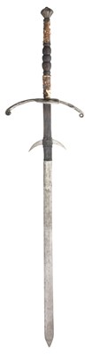 Lot 62 - **A GERMAN TWO HAND PROCESSIONAL SWORD