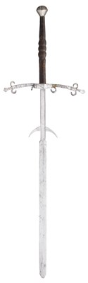 Lot 64 - **A GERMAN TWO HAND PROCESSIONAL SWORD