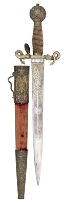 Lot 82 - **A LEFT HAND DAGGER IN RENAISSANCE STYLE