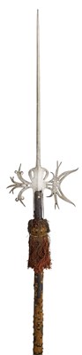 Lot 113 - **AN UNUSUAL GERMAN PARADE HALBERD