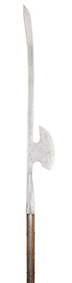 Lot 116 - **A RARE BAVARIAN SABRE HALBERD