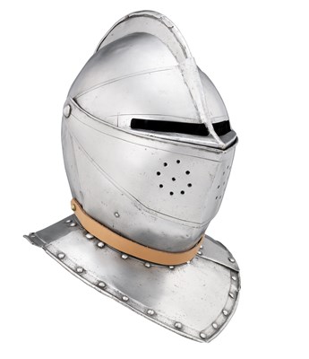 Lot 146 - **A NORTH EUROPEAN CUIRASSIER'S CLOSE HELMET