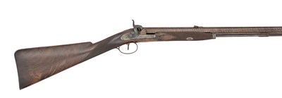 Lot 440 - A .577 CALIBRE PERCUSSION SPORTING RIFLE BY RIVIERE, LONDON PROOF MARKS CIRCA 1840