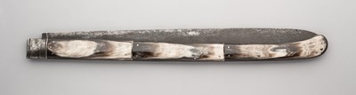 Lot 553 - A RARE LARGE FOLDING KNIFE FOR A WINDOW DISPLAY, I. WILSON, SECOND QUARTER OF THE 19TH CENTURY