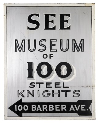 Lot 279 - 'THE MUSEUM OF STEEL & ARMOR IS UP ONE MORE FLIGHT'