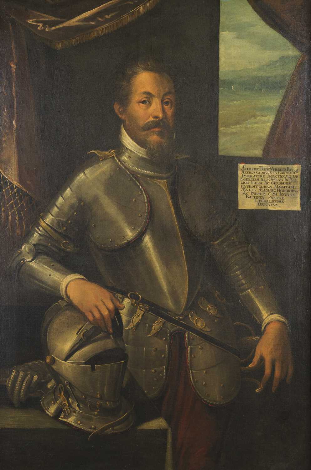 Lot 280 - **NORTH ITALIAN SCHOOL, SECOND HALF OF THE 16TH CENTURY PORTRAIT OF ANTONIO TREUS OF UDINE