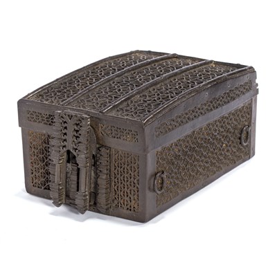 Lot 308 - **AN IRON MISSAL BOX