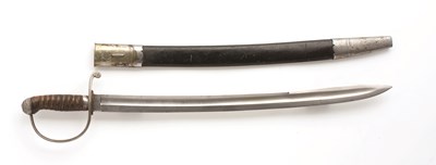 Lot 2 - A PARKHURST PRISON officer's SWORD AND A CHATHAM PRISON office's SWORD BOTH BY PARKER FIELD & SONS