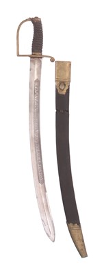 Lot 6 - AN 1868 PATTERN METROPOLITAN POLICE SWORD FOR A CONSTABLE OR SERGEANT BY FIELD AND A POLICE SWORD BY