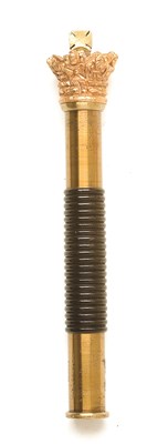 Lot 45 - A VICTORIAN BRASS-MOUNTED TIPSTAFF BY PARKER