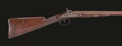 Lot 64 - A D.B. PERCUSSION SPORTING GUN BY W. PARKER