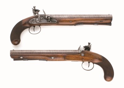 Lot 72 - A PAIR OF FLINTLOCK DUELLING PISTOLS BY WILLIAM PARKER HOLBORN