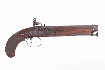 Lot 73 - A FLINTLOCK OFFICER's PISTOL BY W. PARKER