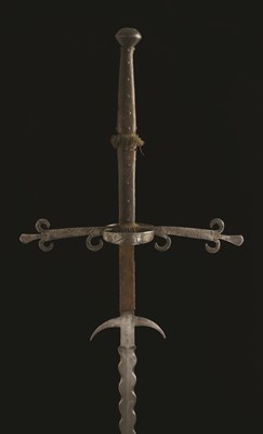Lot 169 - A COMPOSITE GERMAN TWO-HAND SWORD