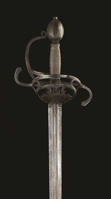 Lot 174 - AN ENGLISH RAPIER