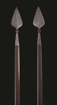 Lot 207 - TWO DECORATIVE SPEARS