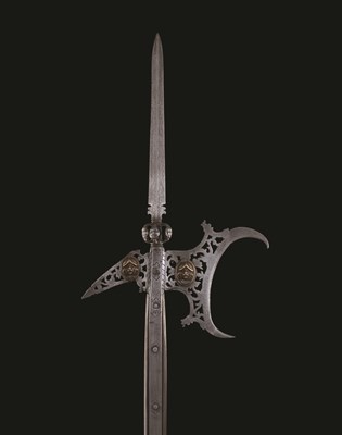 Lot 214 - A RARE ITALIAN HALBERD