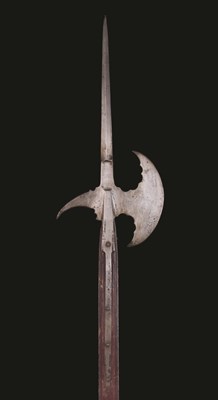 Lot 226 - A RARE HALBERD