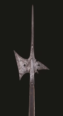 Lot 228 - A GERMAN HALBERD