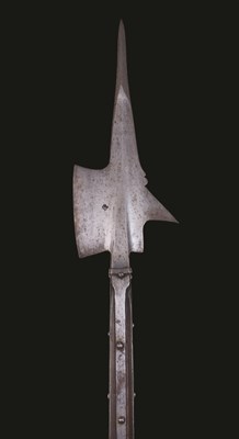 Lot 230 - A SWISS HALBERD