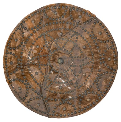 Lot 423 - A TARGE IN 18TH CENTURY STYLE, 19TH CENTURY