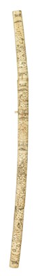 Lot 9 - A JAPANESE BONE-MOUNTED SWORD (WAKIZASHI)
