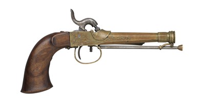 Lot 19 - AN 80 BORE JAPANESE PERCUSSION BELT PISTOL