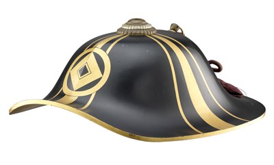 Lot 20 - A JAPANESE LACQUERED HELMET (JINGASA)