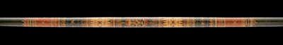 Lot 35 - AN INDO-PERSIAN PAINTED WOODEN BOW