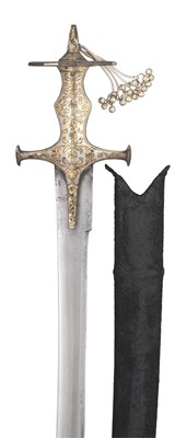 Lot 46 - AN INDIAN SWORD (TALWAR)
