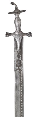 Lot 50 - AN INDIAN SWORD (KHANDA)