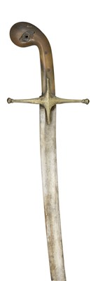 Lot 60 - A TURKISH SWORD (SHAMSHIR)