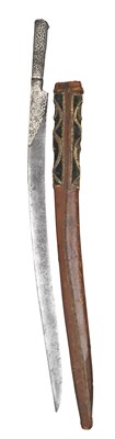 Lot 65 - A BALKAN SILVER-MOUNTED SWORD (YATAGHAN)