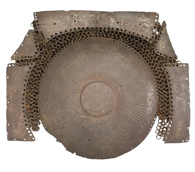 Lot 77 - **AN OTTOMAN TURKISH BREAST-PLATE (KRUG)