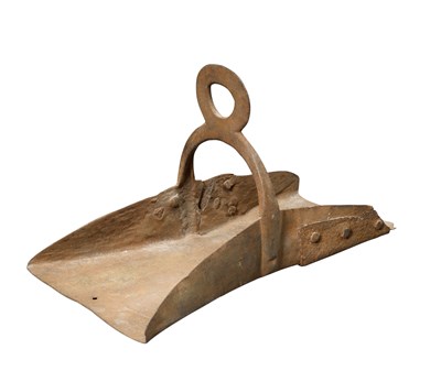 Lot 81 - AN OTTOMAN STEEL STIRRUP