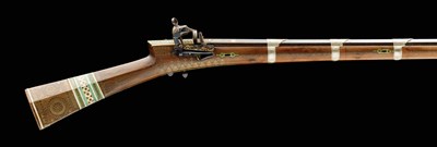 Lot 105 - A 18 BORE OTTOMAN BALKAN MIQUELET-LOCK RIFLE