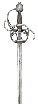 Lot 136 - A SWEPT-HILT RAPIER