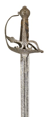 Lot 138 - AN ENGLISH BASKET-HILTED BACKSWORD