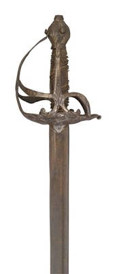 Lot 139 - AN ENGLISH BASKET-HILTED BACKSWORD