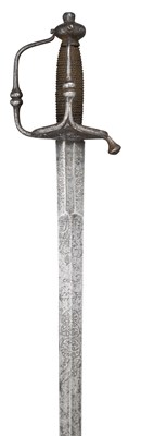 Lot 146 - A NORTH EUROPEAN CAVALRY SWORD CIRCA 1640