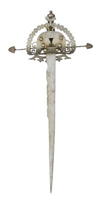 Lot 173 - A LEFT-HAND DAGGER IN 17TH CENTURY STYLE