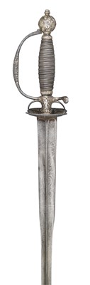 Lot 175 - A SILVER-HILTED SMALL-SWORD