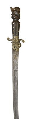Lot 185 - A NORTH EUROPEAN HUNTING SWORD